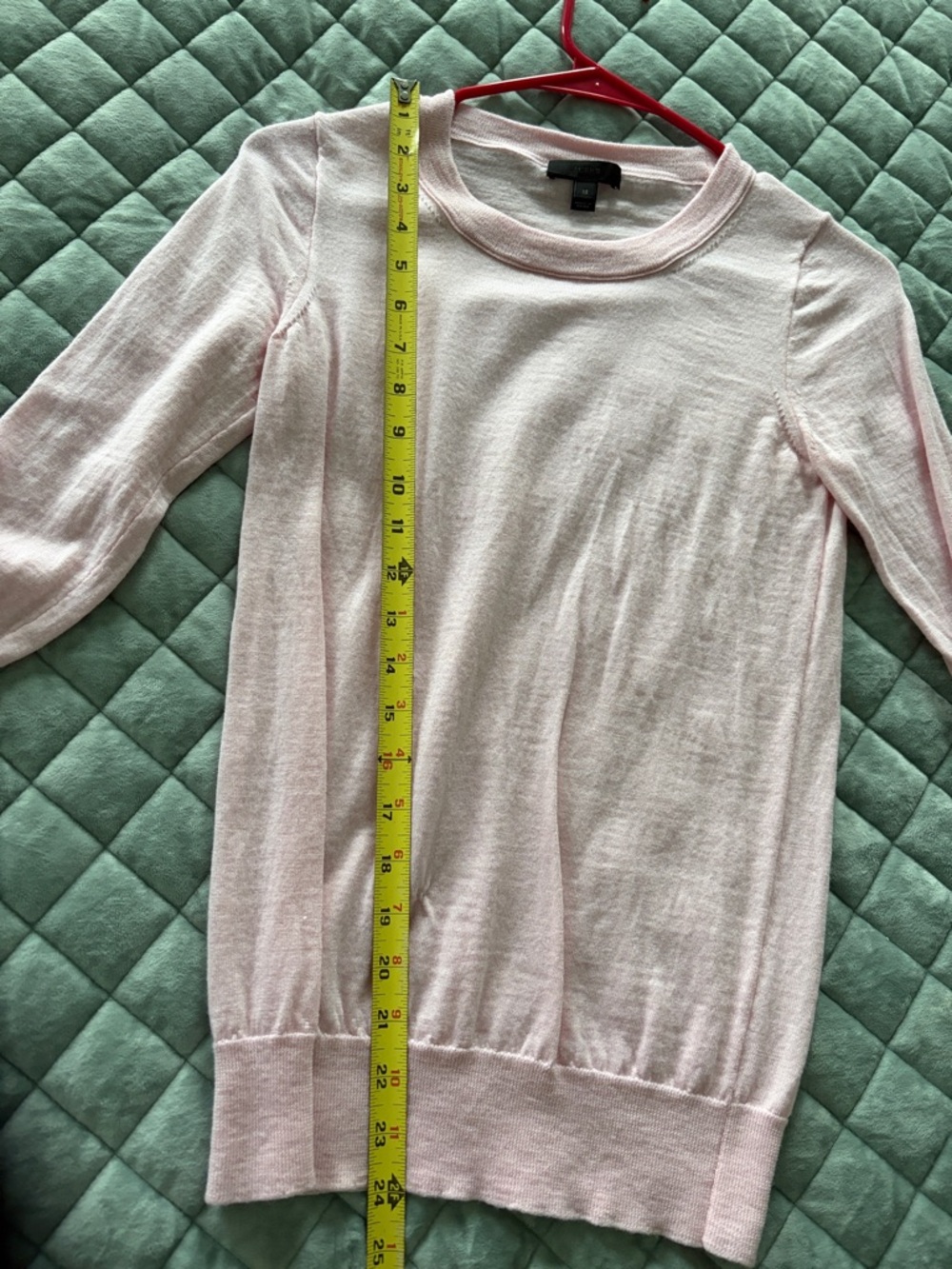 Light Pink Crewneck Sweater by J Crew